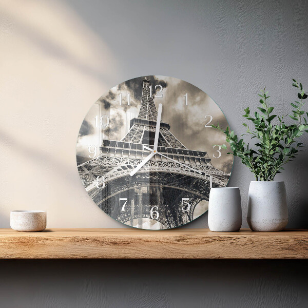 Horloge ronde Tour Eiffel