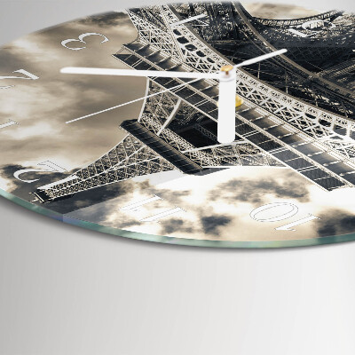 Horloge ronde Tour Eiffel