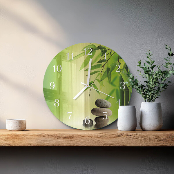Horloge ronde Pierres