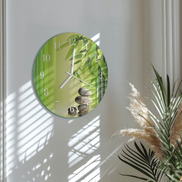 Horloge ronde Pierres