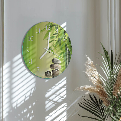 Horloge ronde Pierres