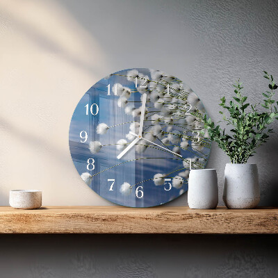 Horloge ronde Coton