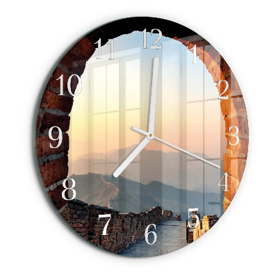 Horloge ronde La Grande Muraille de Chine