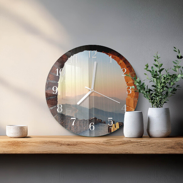 Horloge ronde La Grande Muraille de Chine