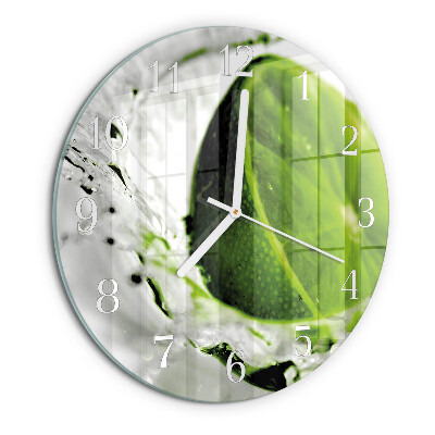 Horloge ronde Carbonate de calcium