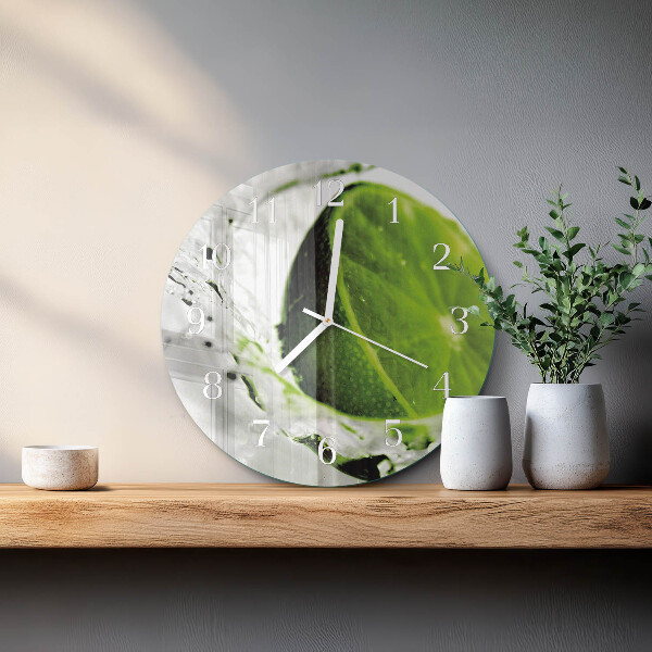 Horloge ronde Carbonate de calcium