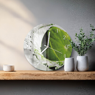 Horloge ronde Carbonate de calcium