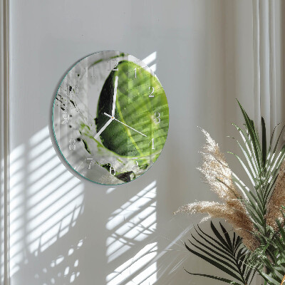 Horloge ronde Carbonate de calcium