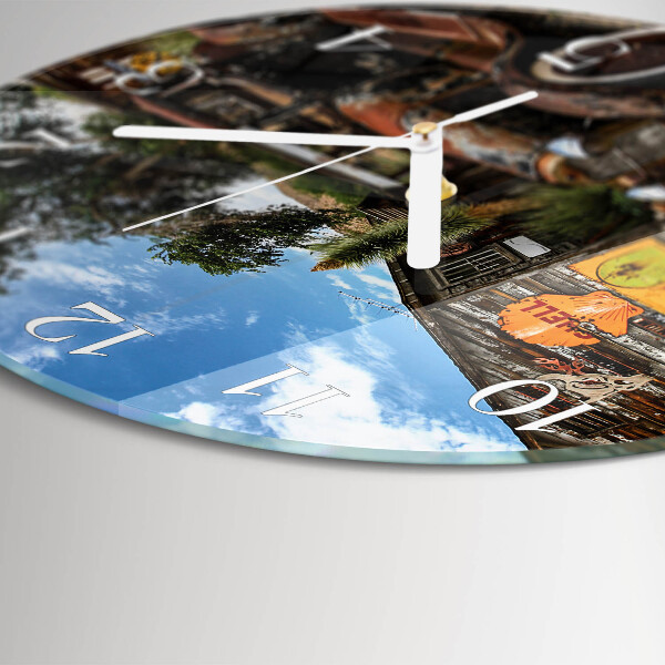 Horloge ronde Vieille voiture