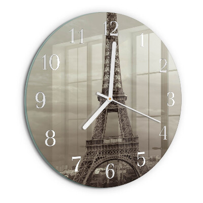 Horloge ronde Tour Eiffel