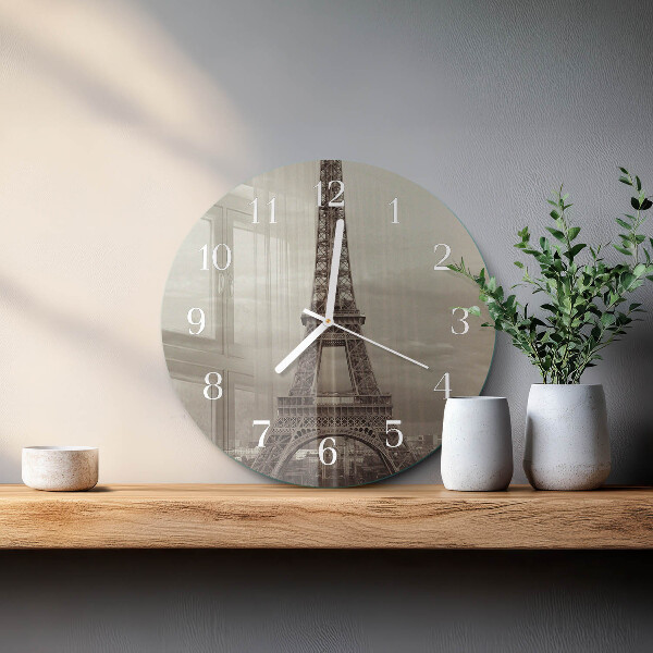 Horloge ronde Tour Eiffel