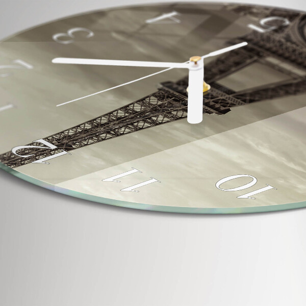 Horloge ronde Tour Eiffel