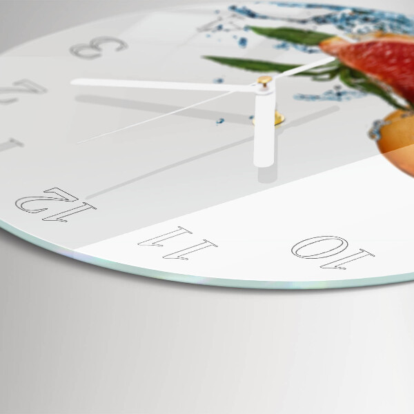 Horloge ronde Pamplemousse