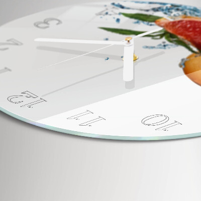 Horloge ronde Pamplemousse