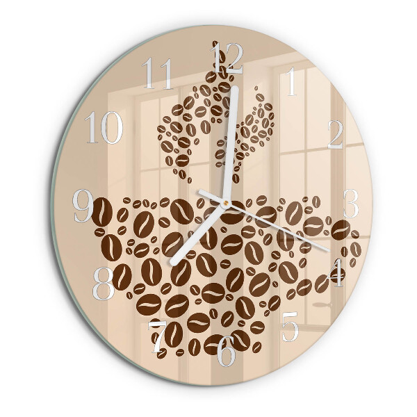 Horloge ronde Café