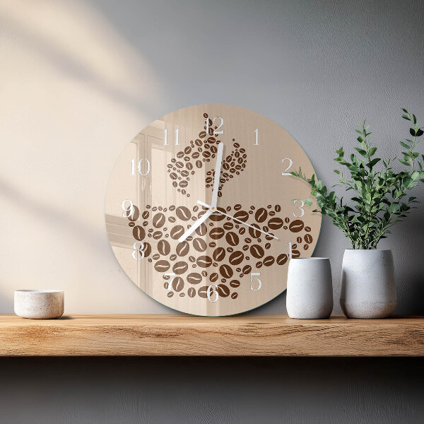 Horloge ronde Café