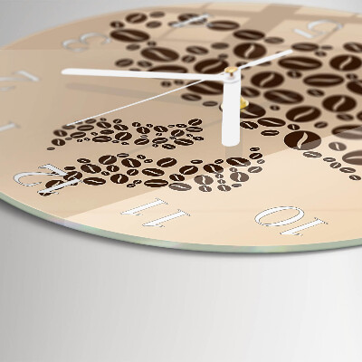 Horloge ronde Café