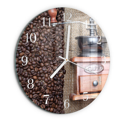 Horloge ronde Moulin à café