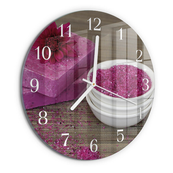 Horloge ronde Fleur