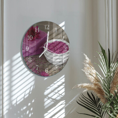 Horloge ronde Fleur