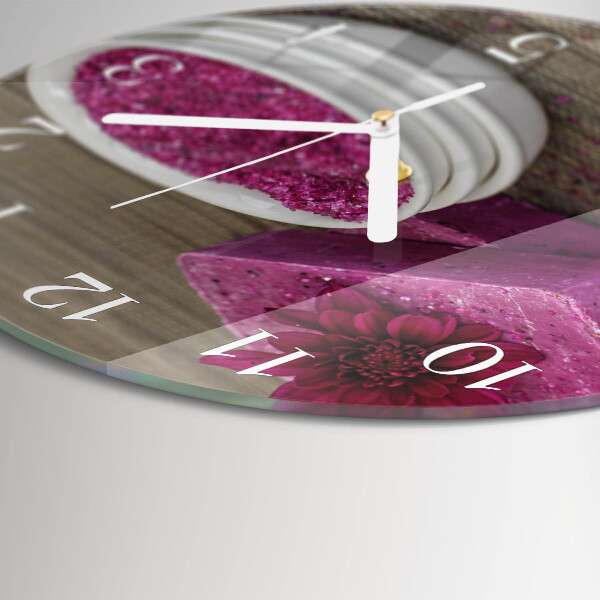 Horloge ronde Fleur