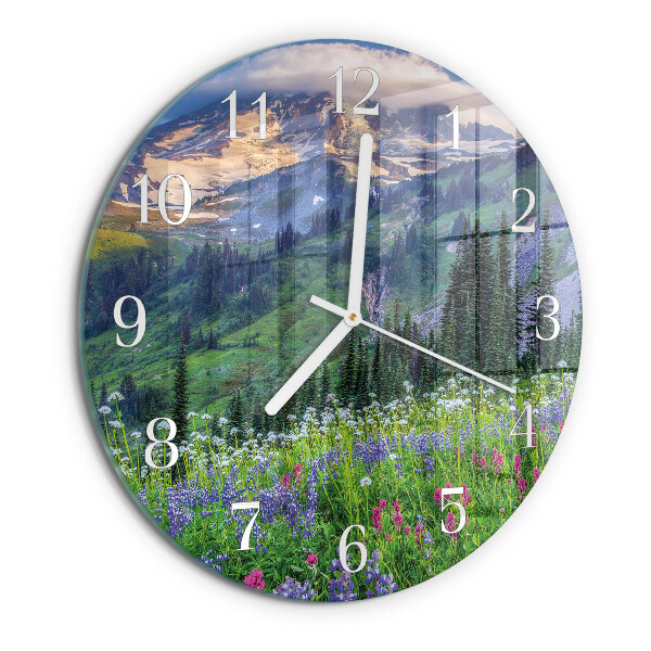 Horloge ronde Montagne du pré