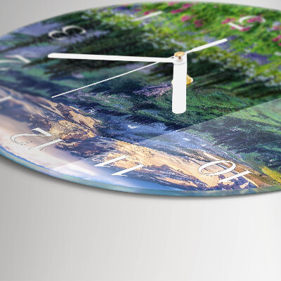 Horloge ronde Montagne du pré