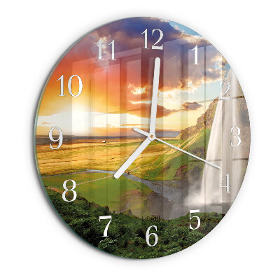 Horloge ronde Cascade