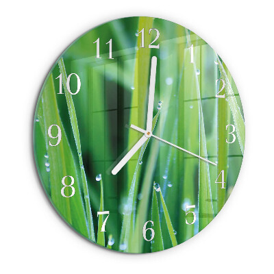 Horloge ronde Herbe