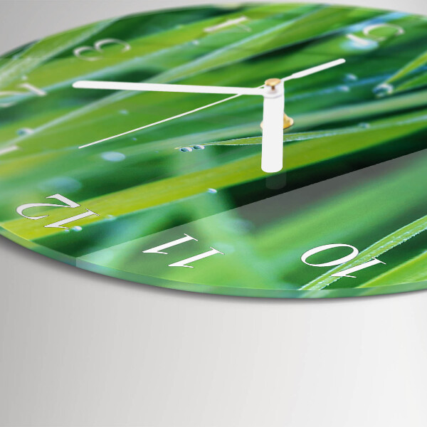 Horloge ronde Herbe