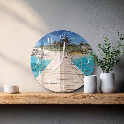 Horloge ronde Pont de l'île
