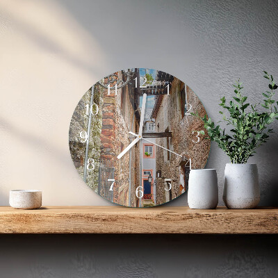 Horloge ronde Rue