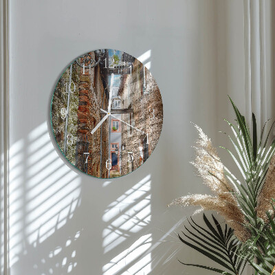 Horloge ronde Rue