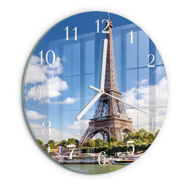 Horloge ronde Tour Eiffel