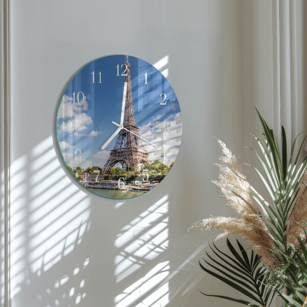 Horloge ronde Tour Eiffel