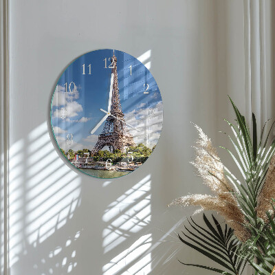 Horloge ronde Tour Eiffel
