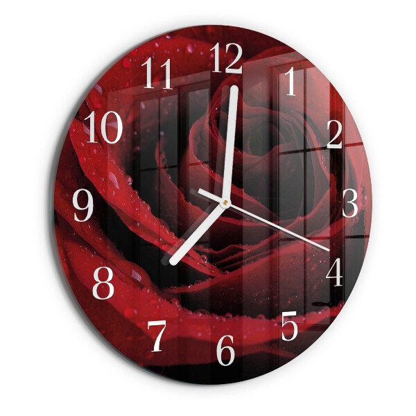 Horloge ronde Rose