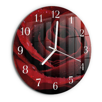 Horloge ronde Rose