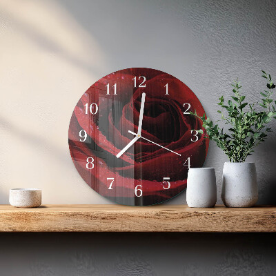 Horloge ronde Rose