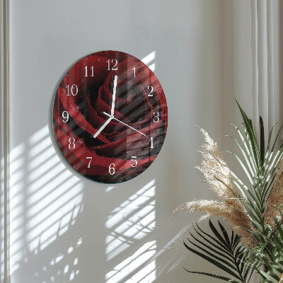 Horloge ronde Rose