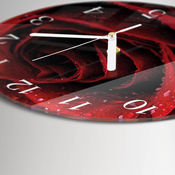 Horloge ronde Rose