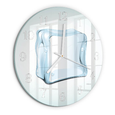 Horloge ronde Glace