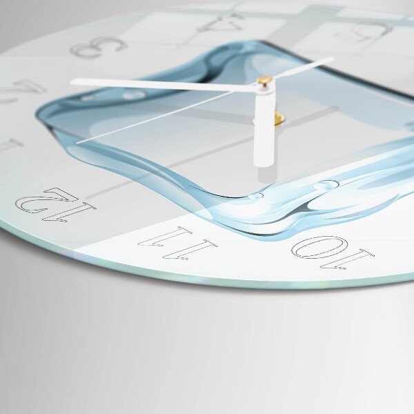 Horloge ronde Glace