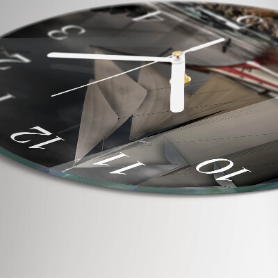 Horloge ronde Voilier