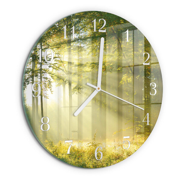 Horloge ronde Forêt