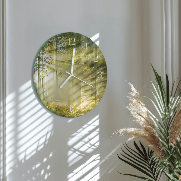Horloge ronde Forêt