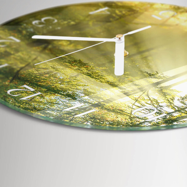Horloge ronde Forêt