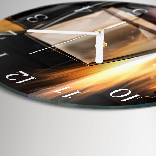 Horloge ronde Spaghetti
