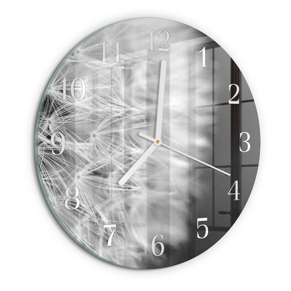 Horloge ronde Pissenlit