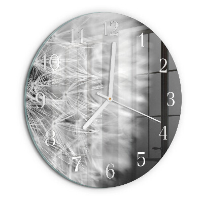 Horloge ronde Pissenlit